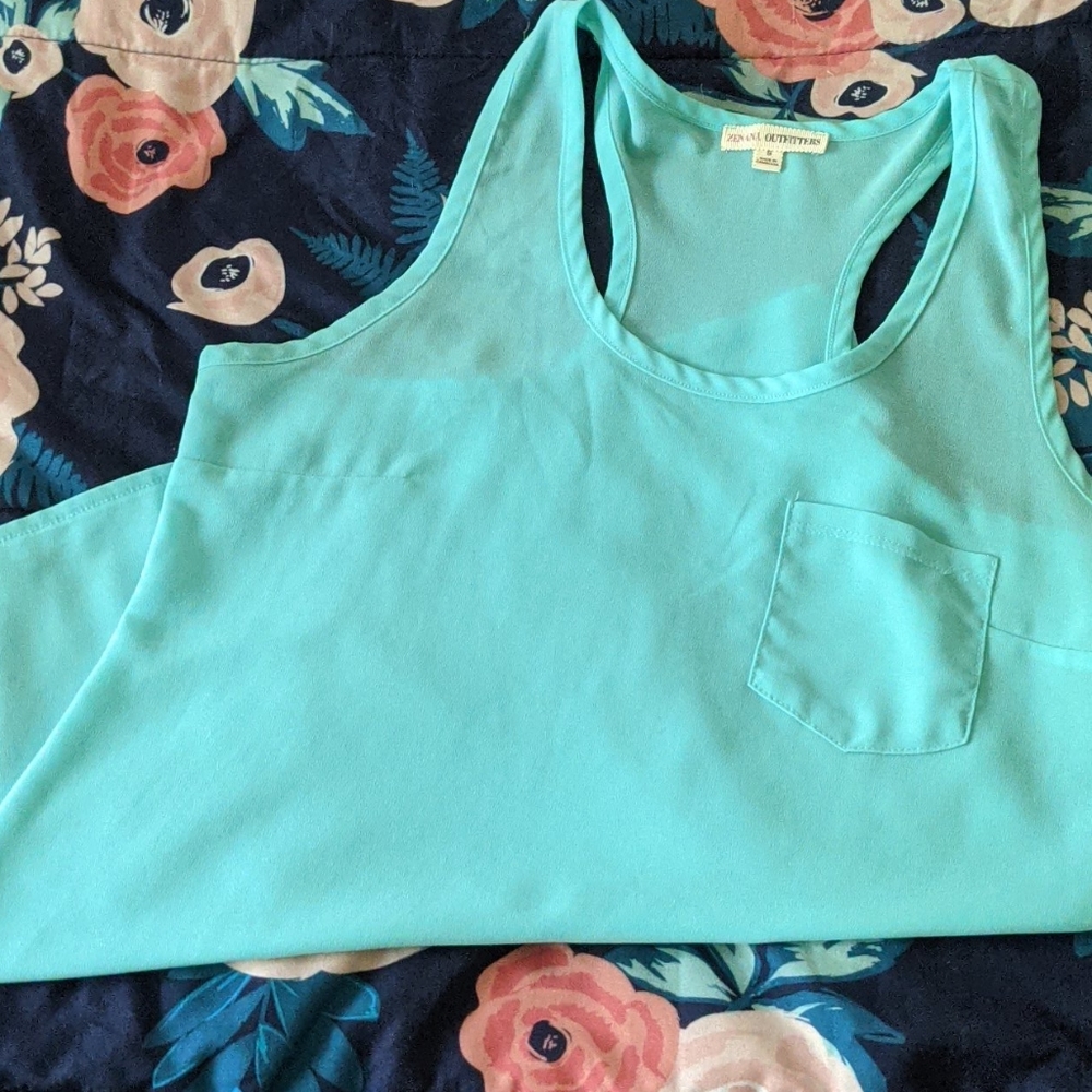 Women's Teal Tank Top